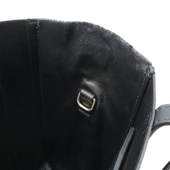 BALENCIAGA Black Leather Shoulder Bag - Picture 9 of 9